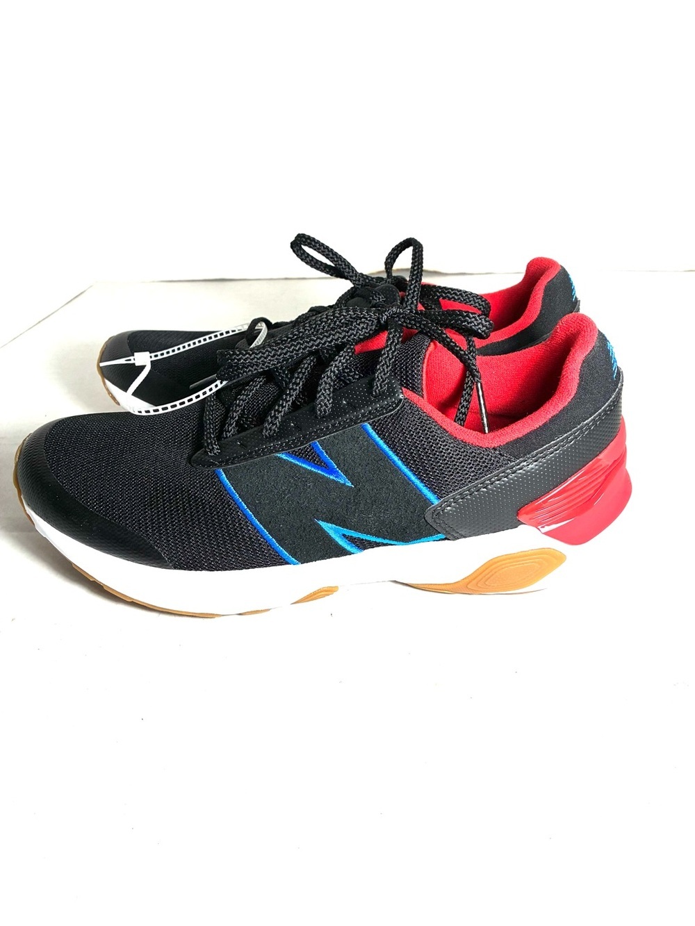 New Balance Fresh Foam 1440v1 Big Kids Running Shoes Black Blue Red Size 7 - Picture 3 of 10